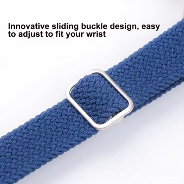 BRAIDED Nylonový remienok pre Google Pixel Watch / Pixel Watch 2 modrý