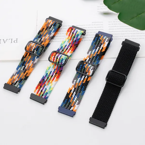 BRAIDED Nylonový remienok pre Google Pixel Watch / Pixel Watch 2 modrý