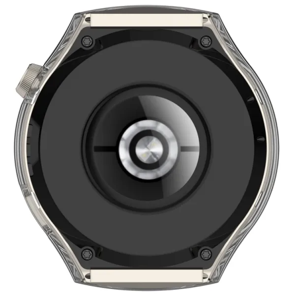 FULL COVERAGE SET Plastový obal + ochranná fólia Huawei Watch 4 Pro béžový