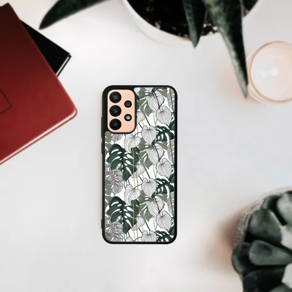 MY ART Ochranný obal Samsung Galaxy A13 BaW LEAF (175)