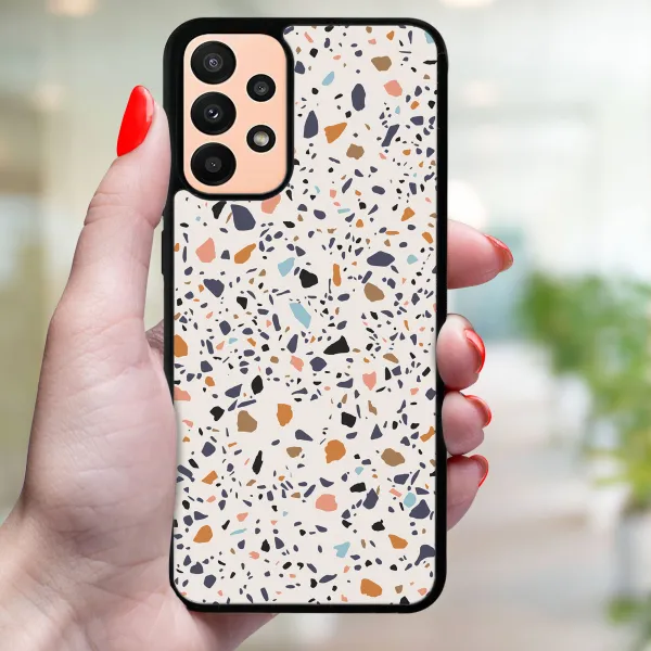 MY ART Ochranný obal Samsung Galaxy A13 5G BEIGE TERRAZZO (162)