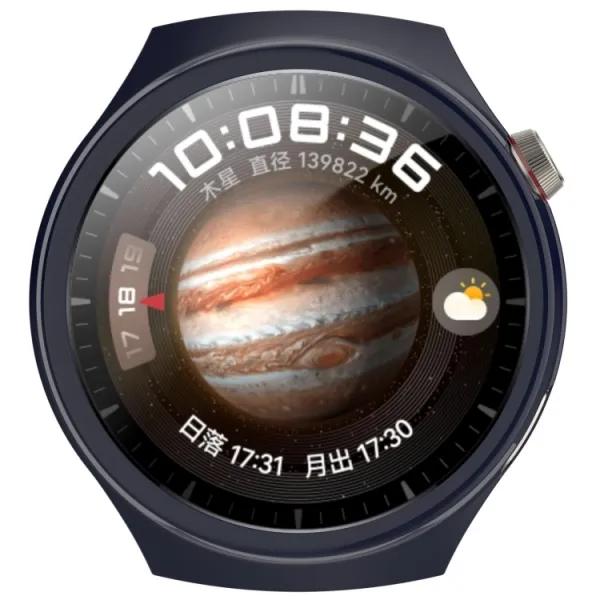 FULL COVERAGE SET Plastový obal + ochranná fólia Huawei Watch 4 Pro modrý