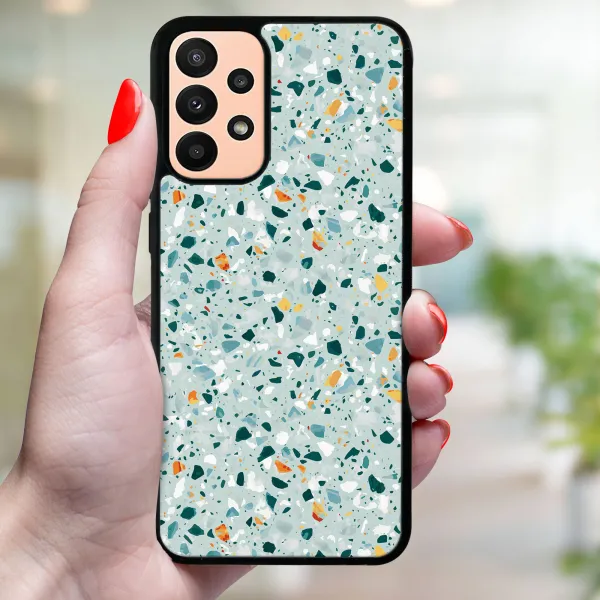MY ART Ochranný obal Samsung Galaxy A13 BLUE TERRAZZO (164)
