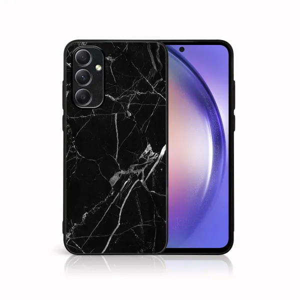 MY ART Ochranný obal Samsung Galaxy A34 5G BLACK MARBLE (142)
