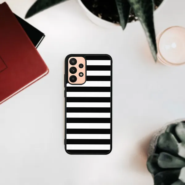 MY ART Ochranný obal Samsung Galaxy A13 BaW LINES (169)