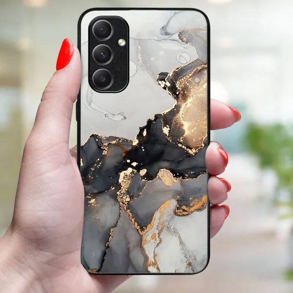 MY ART Ochranný obal Samsung Galaxy A34 5G GREY MARBLE (140)