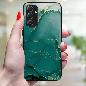 MY ART Ochranný obal Samsung Galaxy A34 5G GREEN MARBLE (145)