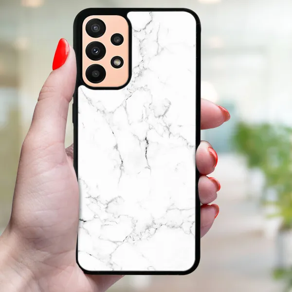MY ART Ochranný obal Samsung Galaxy A13 WHITE MARBLE (144)