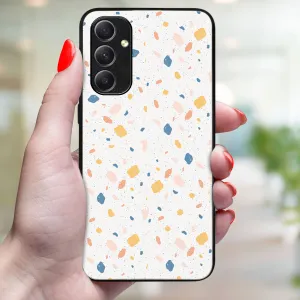 MY ART Ochranný obal Samsung Galaxy A34 5G ORANGE TERRAZZO (165)