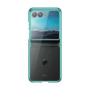 ELECTRO Plastový obal pre Motorola Razr 40 Ultra zelený