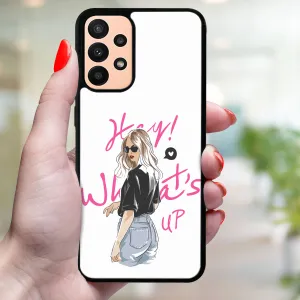 MY ART Ochranný obal Samsung Galaxy A13 WHATSUP (132)