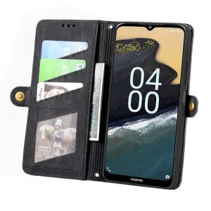 GEOM Peňaženkové puzdro pre Nokia C32 čierne