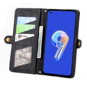 GEOM Peňaženkové puzdro pre Asus Zenfone 10 čierne