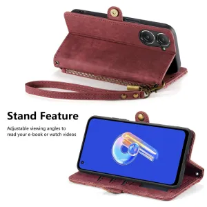 GEOM Peňaženkové puzdro pre Asus Zenfone 10 červené