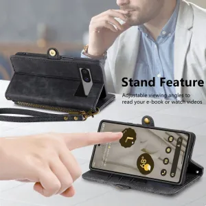 GEOM Peňaženkové puzdro pre Google Pixel 7a čierne