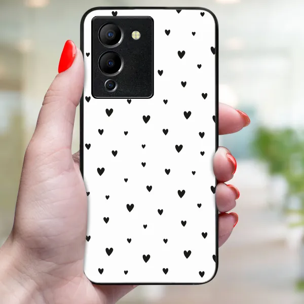 MY ART Ochranný kryt Infinix Note 12 BLACK HEARTS (167)