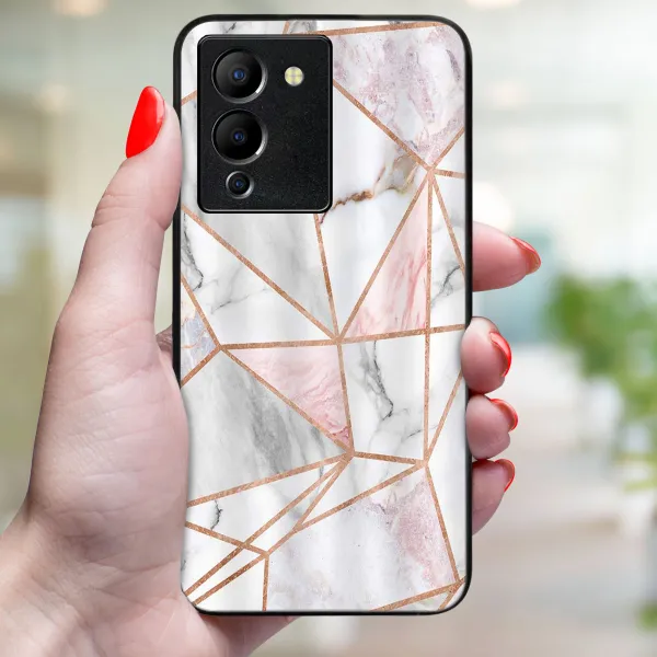 MY ART Ochranný kryt Infinix Note 12 PINK MARBLE (143)