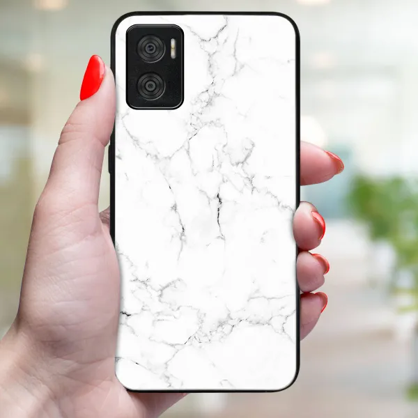 MY ART Ochranný obal Motorola Moto E22 / E22i WHITE MARBLE (144)