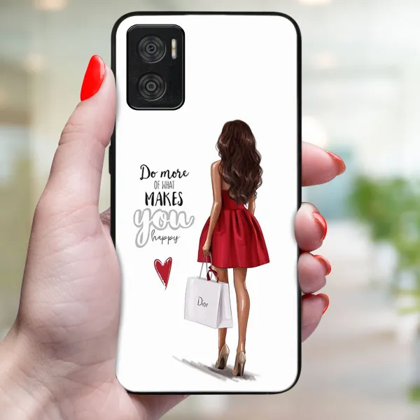 MY ART Ochranný obal Motorola Moto E22 / E22i RED DRESS (137)