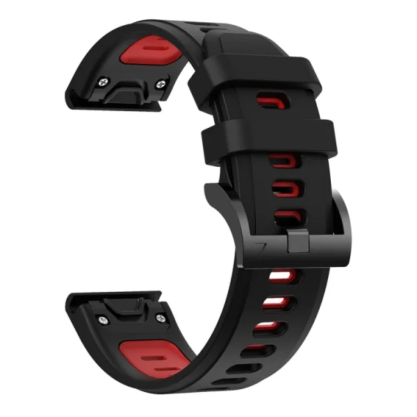 SPORTY Univerzálny remienok pre modely Garmin Instinct čierny-červený