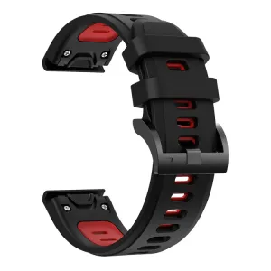 SPORTY Univerzálny remienok pre modely Garmin Instinct čierny-červený