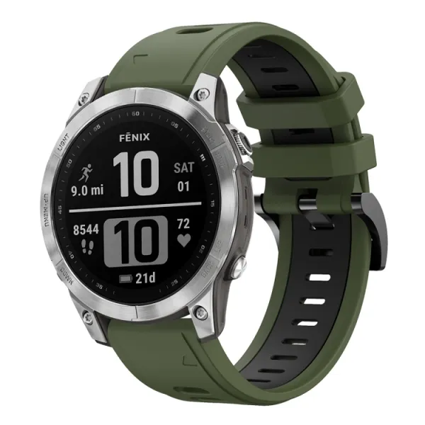 SPORTY Univerzálny remienok pre modely Garmin Instinct tmavozelený