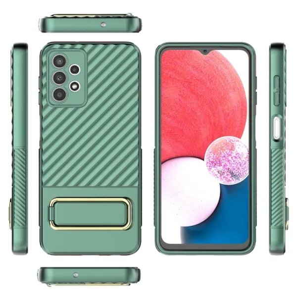 WAVY Ochranný kryt so stojanom Samsung Galaxy A13 zelený