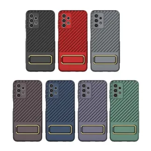 WAVY Ochranný kryt so stojanom Samsung Galaxy A13 modrý