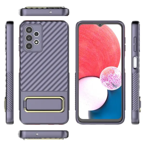 WAVY Ochranný kryt so stojanom Samsung Galaxy A13 fialový