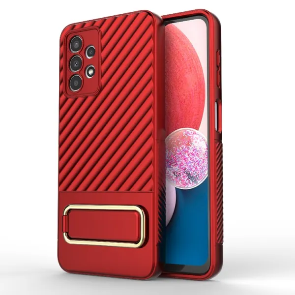 WAVY Ochranný kryt so stojanom Samsung Galaxy A13 červený