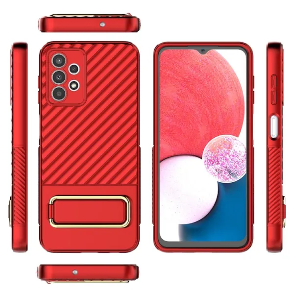 WAVY Ochranný kryt so stojanom Samsung Galaxy A13 červený