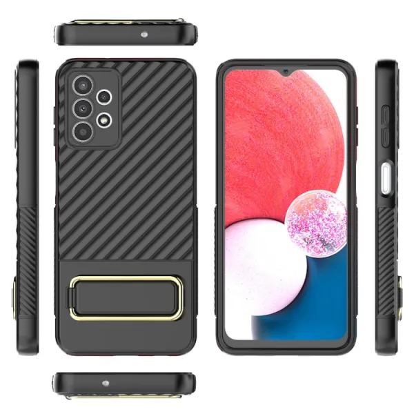 WAVY Ochranný kryt so stojanom Samsung Galaxy A13 čierny