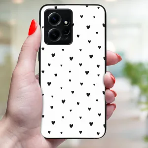 MY ART Ochranný obal Xiaomi Redmi Note 12 BLACK HEARTS (167)