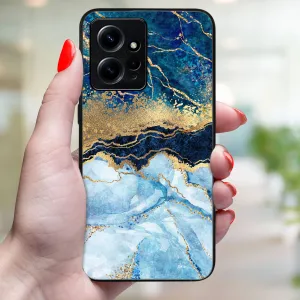 MY ART Ochranný obal Xiaomi Redmi Note 12 BLUE MARBLE (141)
