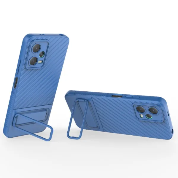 WAVY Ochranný kryt so stojanom Xiaomi Redmi Note 12 5G modrý