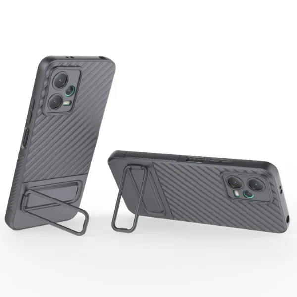 WAVY Ochranný kryt so stojanom Xiaomi Redmi Note 12 5G šedý