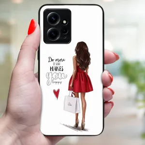 MY ART Ochranný obal Xiaomi Redmi Note 12 RED DRESS (137)