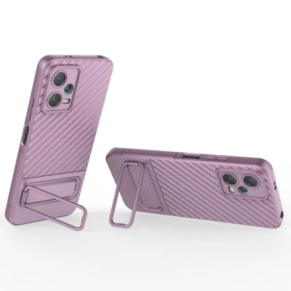 WAVY Ochranný kryt so stojanom Xiaomi Redmi Note 12 5G fialový