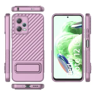WAVY Ochranný kryt so stojanom Xiaomi Redmi Note 12 5G fialový