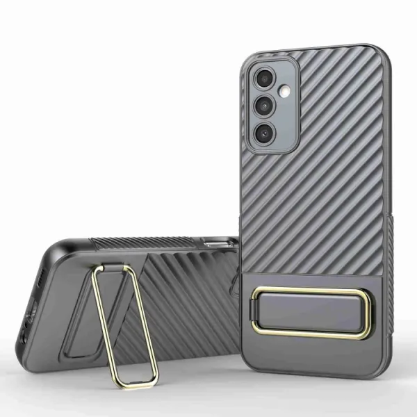 WAVY Ochranný kryt so stojanom Samsung Galaxy A14 5G šedý