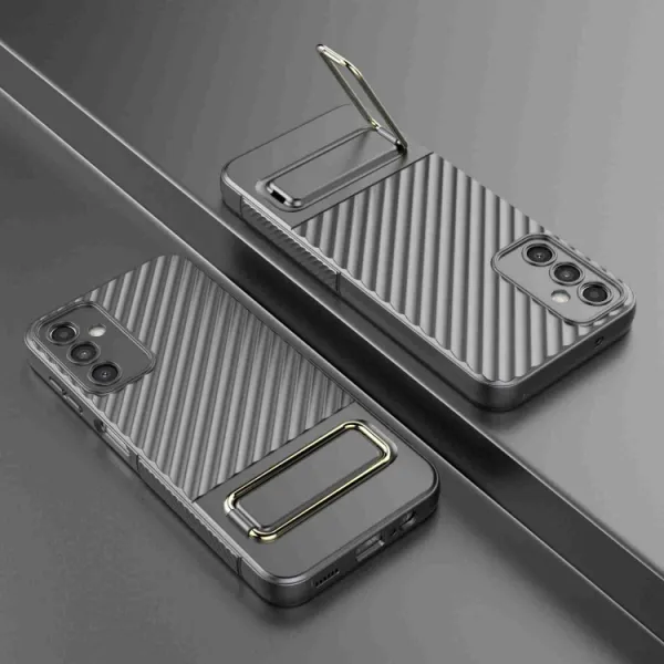 WAVY Ochranný kryt so stojanom Samsung Galaxy A14 5G šedý
