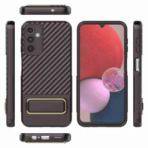 WAVY Ochranný kryt so stojanom Samsung Galaxy A14 5G hnedý