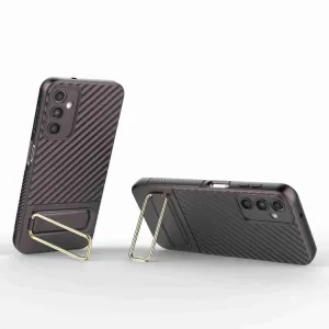 WAVY Ochranný kryt so stojanom Samsung Galaxy A14 5G hnedý
