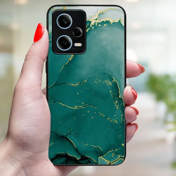 MY ART Ochranný obal Xiaomi Redmi Note 12 5G GREEN MARBLE (145)