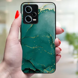 MY ART Ochranný obal Xiaomi Redmi Note 12 5G GREEN MARBLE (145)