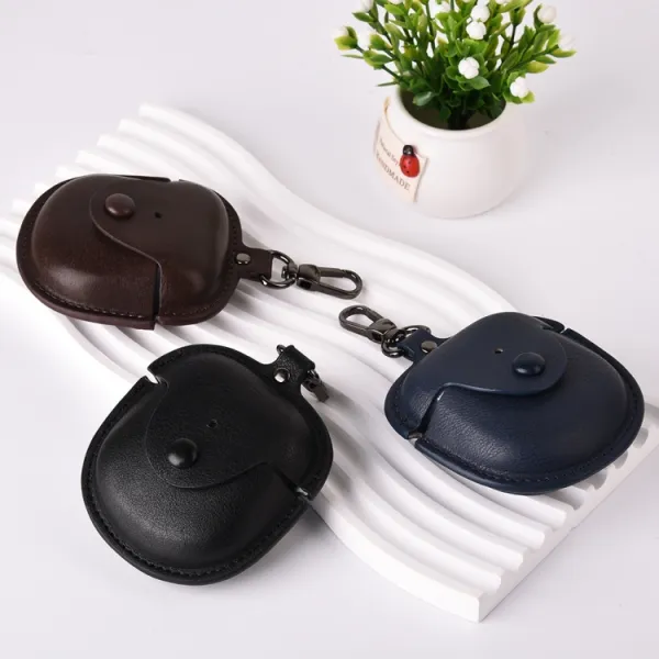LEATHER POCKET Puzdro pre Bose QuietComfort Earbuds II modré