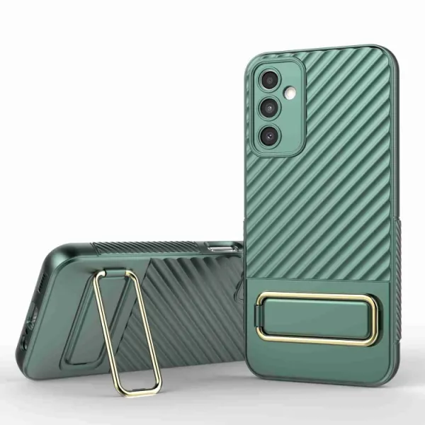 WAVY Ochranný kryt so stojanom Samsung Galaxy A14 5G zelený