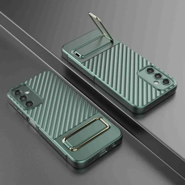 WAVY Ochranný kryt so stojanom Samsung Galaxy A14 5G zelený