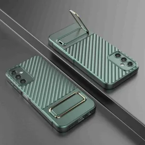 WAVY Ochranný kryt so stojanom Samsung Galaxy A14 5G zelený