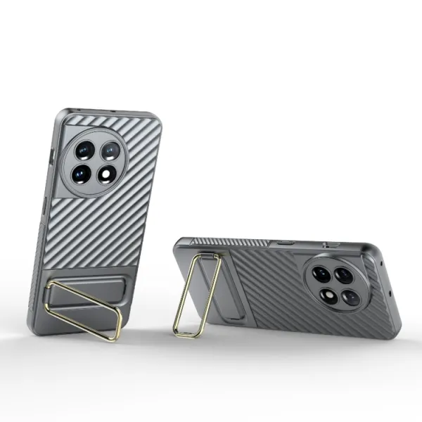 WAVY Ochranný kryt so stojanom OnePlus 11 5G šedý